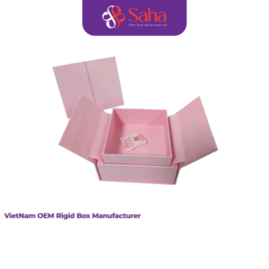 Cajas de Regalo Personalizables de Primera Calidad con Grabado, Estampado en Lámina Dorada Hecho a Mano, Reciclables, con Laminación Mate, Biodegradables, de Papel Kraft, OEM - Product Image 3