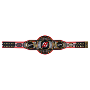 Ceinture de champion des Devils du <span class=keywords><strong>New</strong></span> <span class=keywords><strong>Jersey</strong></span>, édition limitée, ceinture hommage à la LNH, souvenir sportif de haute qualité, cadeau pour collectionneur - Product Image 1