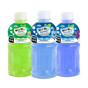 Bebida de Puré de Nata de Coco Nico Nico con Sabores a Piña, Naranja y Mango, Hecha con Sandía, Envasada en Botellas - Product Image 3