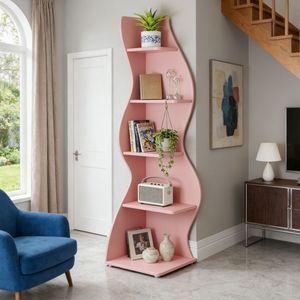 "Wall-mounted <b>Tall</b> Bookshelf for <b>Storage</b> and Display" - Product Image 4
