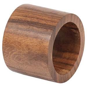 Anneau de serviette en bois fait main de haute qualité, écologique, avec motif de luxe pour mariage, personnalisable, export, vente au détail - Product Image 2