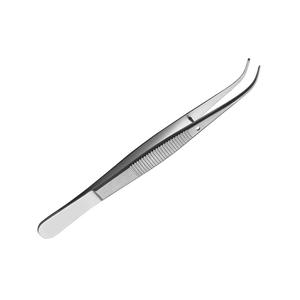 Pinzas Curvas Semken-Taylor de Acero Inoxidable Personalizadas, Kit Quirúrgico para UCI, Certificado CE, Aplicación Manual de Algodón y Tejido, 12cm - Product Image 1