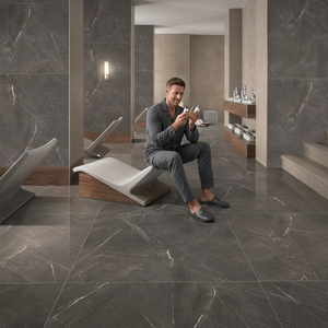 Vista: 48x48 pulgadas (120x120cm) Bottochino Marfil Cerámica Pared Losa de mármol-Azulejos de porcelana para pisos esmaltados pulidos, 1200x1200mm - Product Image 6