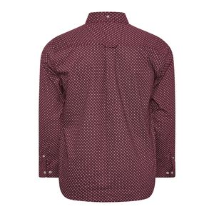 เสื้อเชิ้ตแขนยาวผู้ชายผ้าฝ้าย 100% ติดกระดุม |   เสื้อเชิ้ตลำลองแบบคลาสสิก คอปก ทอ ระบายอากาศได้ดี - Product Image 4