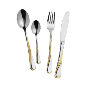 Juego de Cubiertos de Acero Inoxidable Ecológico de Gran Venta: Durabilidad, Belleza y Calidez para Esenciales de Comedor Atemporales y Fiestas - Product Image 6