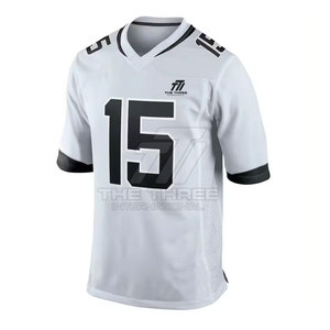 Último Estilo, MOQ Bajo, Jersey de Fútbol Americano Transpirable de Manga Corta, 100% Poliéster, Ropa Deportiva de Alta Calidad en Venta - Product Image 2