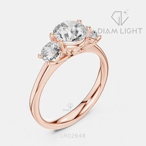 Bague de mariage ronde 0,90 carat, bijoux fins, certifiée IGI, or blanc 14 carats, diamant de laboratoire, bague de fiançailles et d'anniversaire - Product Image 4