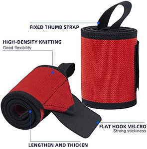 สายรัดข้อมือนีโอพรีนแบบปรับได้ กันลื่น ทนทาน ระบายอากาศได้ดี พับเก็บได้ สำหรับยกน้ำหนัก เพาเวอร์ลิฟติ้ง และการฝึกซ้อม - Product Image 2