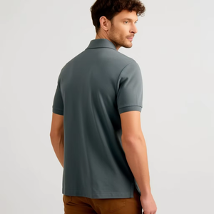 Premium Polo <b>Collar</b> <b>T</b> <b>Shirt</b> Cotton Blend Fabric Regular Fit Comfortable Short Sleeve Casual Daily Wear Apparel Lifestyle Collect - Product Image 3