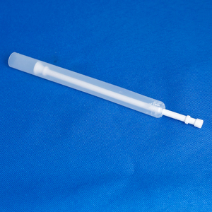 White PP Vaginal Applicator for Ointment 16-17.9mm Screw Cap Personal Care <b>Plastic</b> <b>Tube</b> - Product Image 6