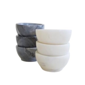 Frutero de mármol blanco, centro de mesa de piedra natural, vajilla de mármol Calacatta Viola de primera calidad, tazón decorativo de mármol para decoración del hogar - Product Image 3