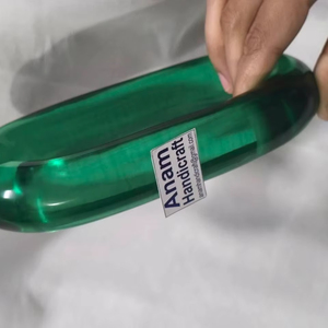 Customized Modern Acrylic Chain Wall Accents Handmade Modern <b>Ornamental</b> Resin Hanging for Home Decor Diwali Festival Ready - Product Image 1