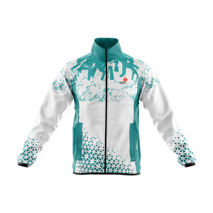 Chaqueta Cortavientos Personalizada para Hombre, Estilo Urbano, con Cuello Alto, Cierre de Cremallera, Logotipo Frontal, 100% Nailon, Impermeable, Transpirable y Ecológica - Product Image 2