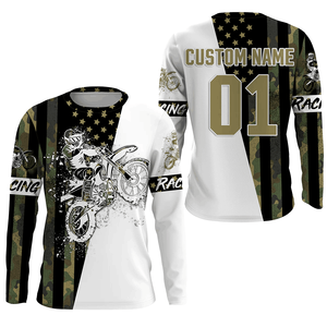 เสื้อเจอร์ซีย์วิบากสำหรับผู้ชายแบบสั่งทำพิเศษ พิมพ์ลายแบบ Sublimation เต็มตัว ผลิตจากโพลีเอสเตอร์ แขนยาว แห้งเร็ว เหมาะสำหรับกีฬา BMX และมอเตอร์ไซค์ - Product Image 1