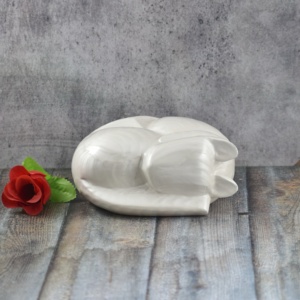 Wooden Pet Cremation Urns Sleeping Cat American Style Ashes New Wholesale Burial Wooden Pet Cremation Urn By Falah International - Product Image 3