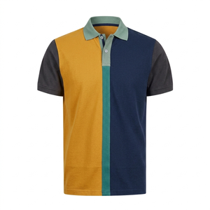 Chemises polo décontractées pour hommes à prix avantageux, coupe classique, tricotées, séchage rapide, anti-rides, manches courtes, nouveau design, couleurs unies, logo personnalisé - Product Image 1