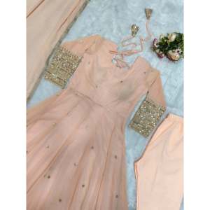 ชุดปาร์ตี้สำหรับผู้หญิงดีไซน์เนอร์พร้อม peplum และชุดทำงานปักลาย - Product Image 6