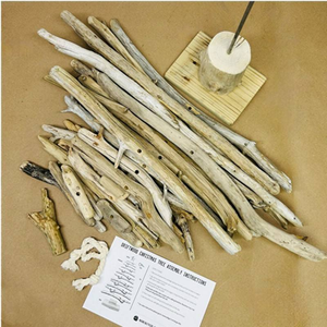 Arbre de Vie en bois pliable et flexible fait main avec support, parfait pour les décorations de Noël et de fêtes - Product Image 5