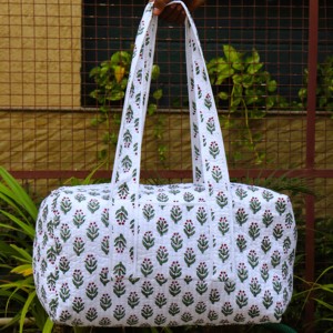 Bolso Tote Acolchado Personalizado 2026, Bolso de Compras Grande de Algodón, Bolso de Hombro de Viaje Hecho a Mano para Mujer - Product Image 3