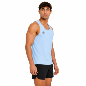 Practical design supports daily movement with <b>Man</b> Tank Top with natural movement for casual outings and <b>beach</b> trips daily wear - Product Image 4