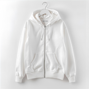 Sweat-shirt à capuche unisexe surdimensionné de haute qualité, imprimé floqué, brodé, 100% coton, long, en maille, imperméable, automne - Product Image 6
