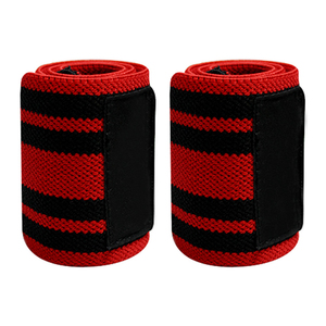 Sangles de soutien réglables pour poignet, gris, en polyester, avec fermeture auto-agrippante, pour la musculation, l'entraînement en force, la sécurité en fitness - Product Image 2