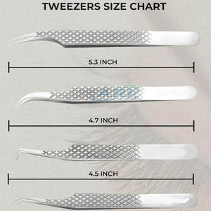 Pinzas Profesionales para Pestañas, para una Aplicación Precisa y Fácil, Pinzas para Maquillaje - Product Image 6