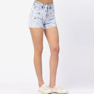 2026 New Fashion Casual Women's Denim Shorts Women's Comfortable High Waist Denim <b>Jeans</b> Shorts Customized <b>Work</b> Breathable - Product Image 3