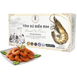ริแคนคุก กุ้งเสือดำเวียดนามแบบดั้งเดิมในซอส 500 กรัม อาหารพร้อมรับประทานจากคันห์โฮอา - Product Image 1