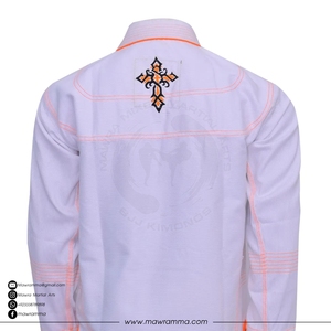 ชุดยิวยิตสู BJJ ผ้าฝ้าย 100% ลายเพิร์ลวีฟ พร้อมโลโก้สั่งทำ ชุดกิโมโนบราซิลเลียนยิวยิตสูสำหรับมืออาชีพ ชุดฝึกซ้อมสำหรับผู้ชายและผู้หญิง - Product Image 5