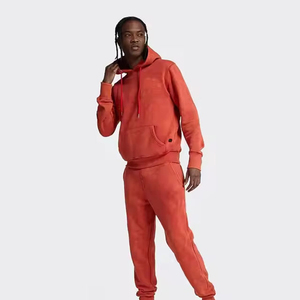 Conjunto de Sudadera con Capucha y Pantalones Deportivos para Hombre, Invierno, Venta al Por Mayor, OEM, Color Personalizado, Bloques de Color, Forro Polar Ligero - Product Image 1