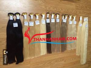 Extensions de cheveux humains péruviens, en kératine, lisses, de qualité supérieure, prix de gros - Product Image 5