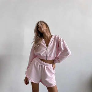 OEM Custom Logo Men's Hip Hop Style Woven Embroidered Nylon Tracksuit Breathable Short <b>Sets</b> Summer Jogging Clothing - Product Image 3