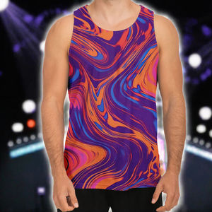 Débardeurs de sport personnalisés en coton 100 % vierge pour la musculation et le fitness, sublimation, vêtements d'entraînement respirants pour hommes - Product Image 3