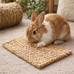 ของเล่นสัตว์เลี้ยงจากผักตบชวาธรรมชาติ แผ่นสานสำหรับสัตว์เลี้ยงขนาดเล็ก ของเล่นเคี้ยวสำหรับกระต่าย ขายส่งราคาถูกจากเวียดนาม - Product Image 3