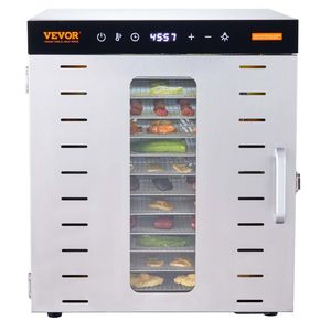 1000W Electric Food <b>Dehydrator</b> <b>Machine</b> with Digital Adjustable Timer Temperature 10 Stainless Steel Trays for Dryer Foods - Product Image 1