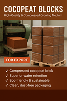 KL Export Sabut Kelapa Organik & Blok Peat 5Kg Daya Tahan Air Tinggi Ramah Lingkungan untuk Pertanian & Bunga