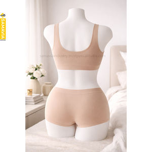 Sous-vêtements pour Femmes : Ensemble Soutien-Gorge et Culotte en Coton Doux, Dernière Tendance Mode à Prix Bas - Product Image 2