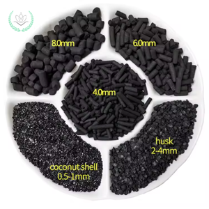Charbon actif en granulés à base de coque de noix de coco pour la production chimique, agent auxiliaire chimique noir, adsorbant, charbon actif - Product Image 4