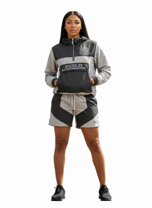 Conjunto Deportivo Casual de Verano para Hombre, Chaqueta y Pantalones Deportivos de Dos Piezas con Logotipo Personalizado, Secado Rápido y Transpirable - Product Image 2