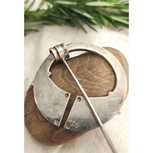 Broche Decorativo de Plata de Ley con Nudo Celta Vintage, Pin para Kilt, Accesorio Tradicional Irlandés - Product Image 3