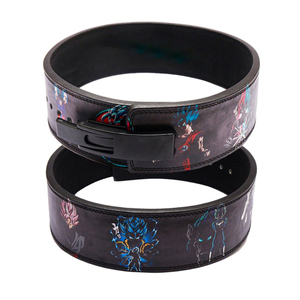 Cinturón de levantamiento de pesas de cuero genuino para entrenamiento en gimnasio, cinturón de powerlifting con hebilla de palanca, cinturón de culturismo ajustable, tamaño personalizado - Product Image 4