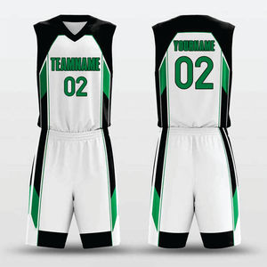 Nouveaux ensembles d'uniformes de basketball d'été 2026 de haute qualité, design imprimé, 100 % polyester respirant, manches courtes, personnalisables pour équipes adultes - Product Image 3