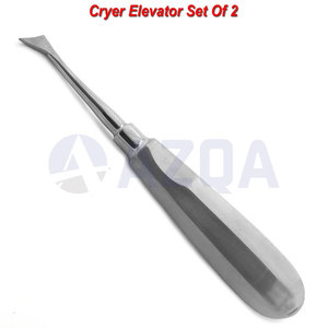 Ensemble d'instruments chirurgicaux dentaires en acier inoxydable pour extraction de dents, avec extracteurs Cryer à dents gauche et droite - Product Image 3