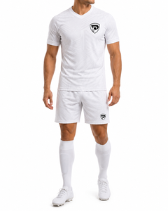 Maillot de football international Dumela pour homme – Maillot de sport d'été à manches courtes, uni, écologique, séchage rapide, respirant et confortable - Product Image 4