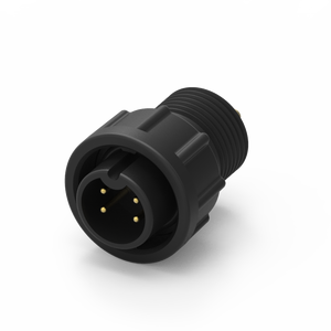 Connecteur étanche IP67 5A 250V de taille B 4 broches en laiton moulé avec câble -20~85 - Product Image 1