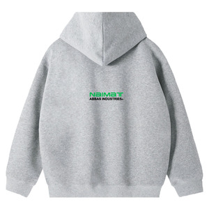 Sweat-shirt à capuche zippé pour homme, tissu épais et lourd, doublure thermique isolante, idéal pour l'hiver, couleur unie - Product Image 2