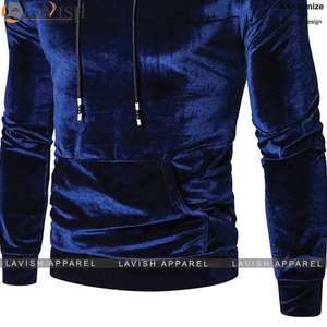เสื้อฮู้ดผู้ชายผ้าฟลีซสำหรับฤดูหนาว สีตามสั่ง ระบายอากาศได้ดี เป็นมิตรกับสิ่งแวดล้อม ให้ความอบอุ่น สไตล์ฮิปฮอป - Product Image 6