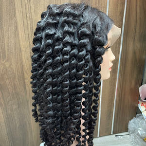 Peluca de Cabello Humano Rizado al Vapor – Cabello 100% Virgen – Rizos Suaves y Definidos - Product Image 2