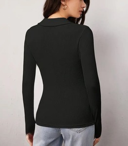 เสื้อกอล์ฟแขนสั้นลำลอง ระบายอากาศได้ดี สวมใส่สบาย แฟชั่นสำหรับผู้หญิง เสื้อโปโลสไตล์โดดเด่น - Product Image 6